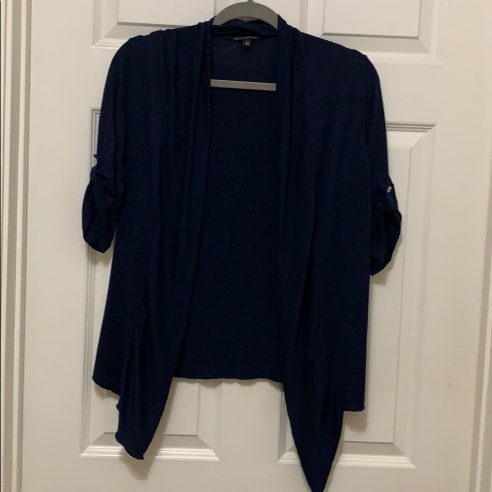Navy TShirt Jacket